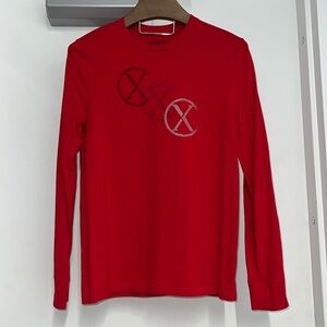 Express Men’s Medium Long Sleeve Red T-shirt